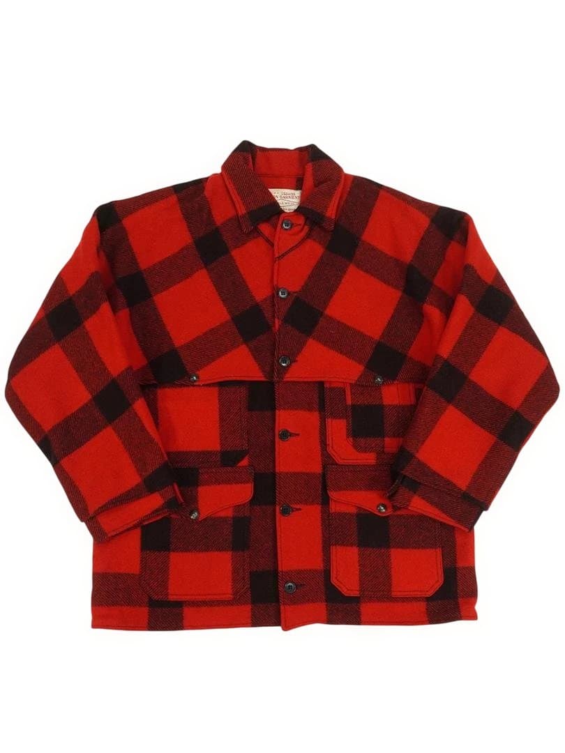 u*7様 FILSON ダブルマッキノー クルーザー ウール赤黒【ヴィンテージ】