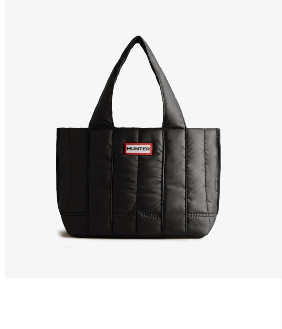 T HUNTER キルティングトートバッグ ブラック