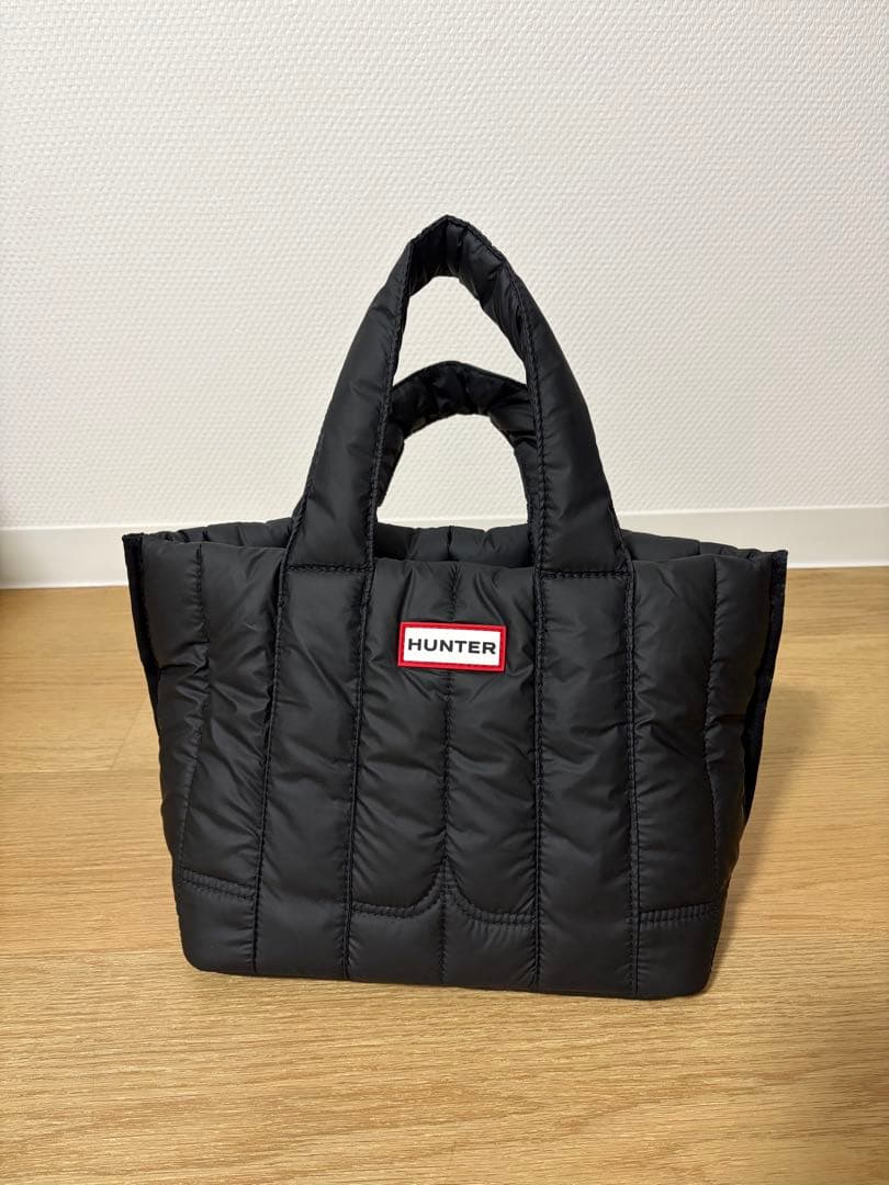 T HUNTER キルティングトートバッグ ブラック