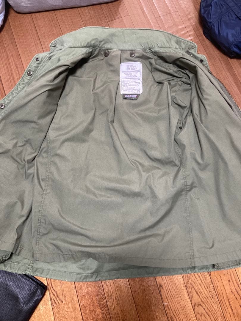 旧タグ ALPHA INDUSTRIES M-65フィールドジャケット