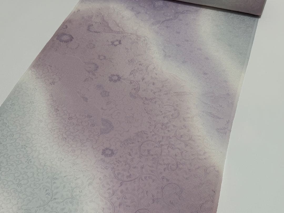 即*♡様 皇室献上 寿光織　小紋　ぼかし染め　秋野好春　新品未使用　反物　着物