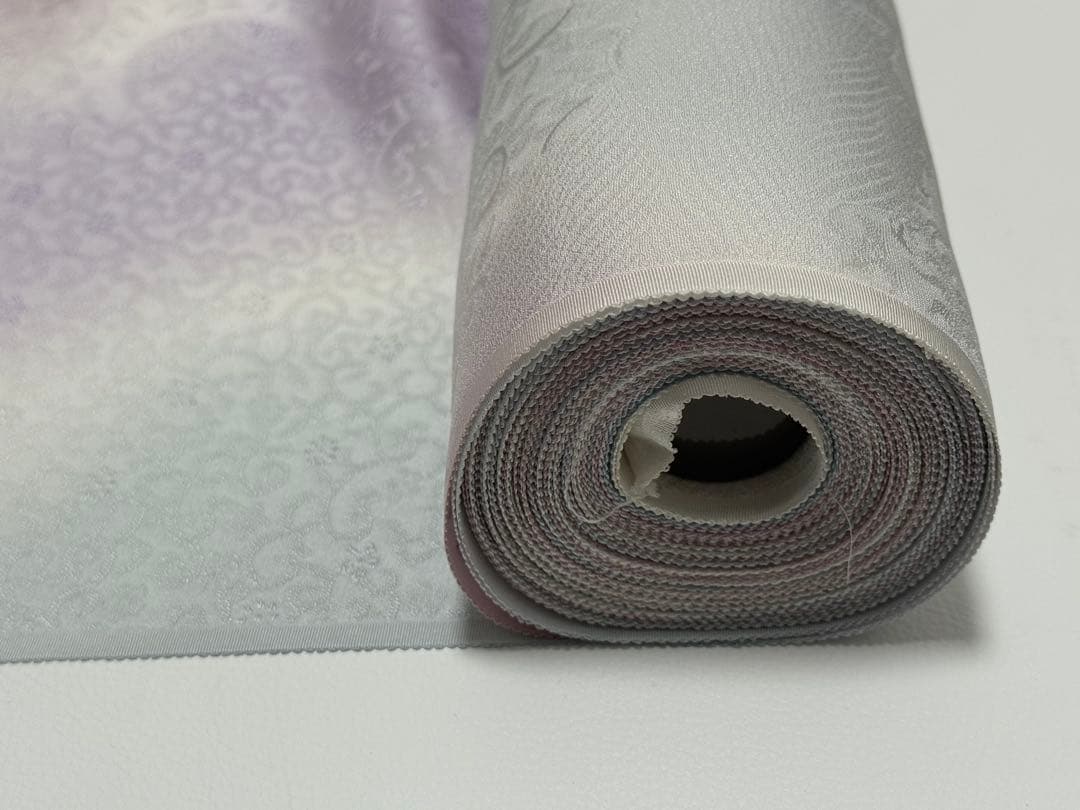 即*♡様 皇室献上 寿光織　小紋　ぼかし染め　秋野好春　新品未使用　反物　着物