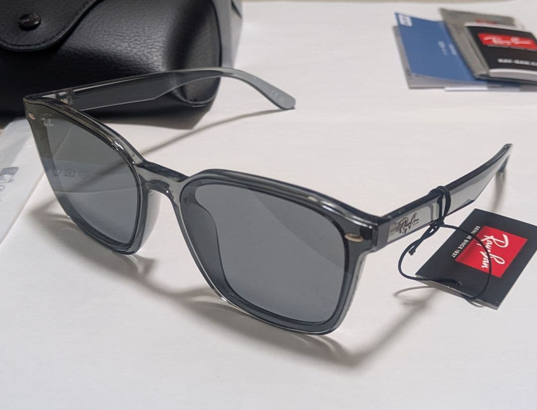 【新品】レイバン RB4392D 645087 66サイズ クリアグレー