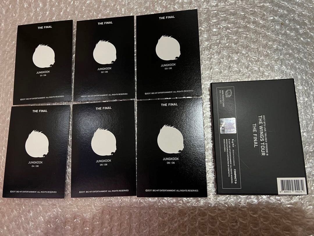 BTS wings final ミニフォト　JUNG KOOK ジョングク　グク