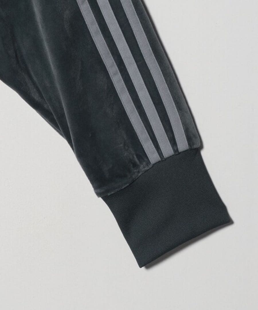 アディダス ファイヤーバード トラックトップ ベロア　ダークグレー　L