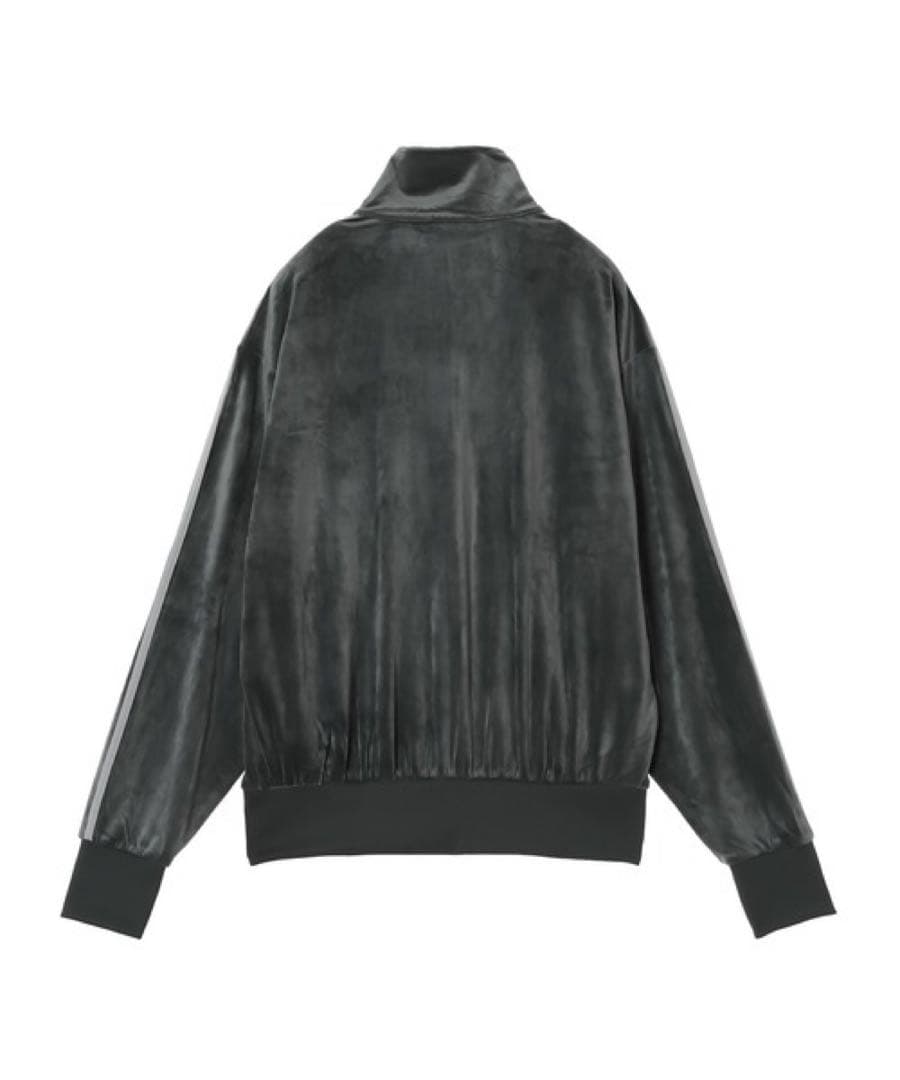 アディダス ファイヤーバード トラックトップ ベロア　ダークグレー　L