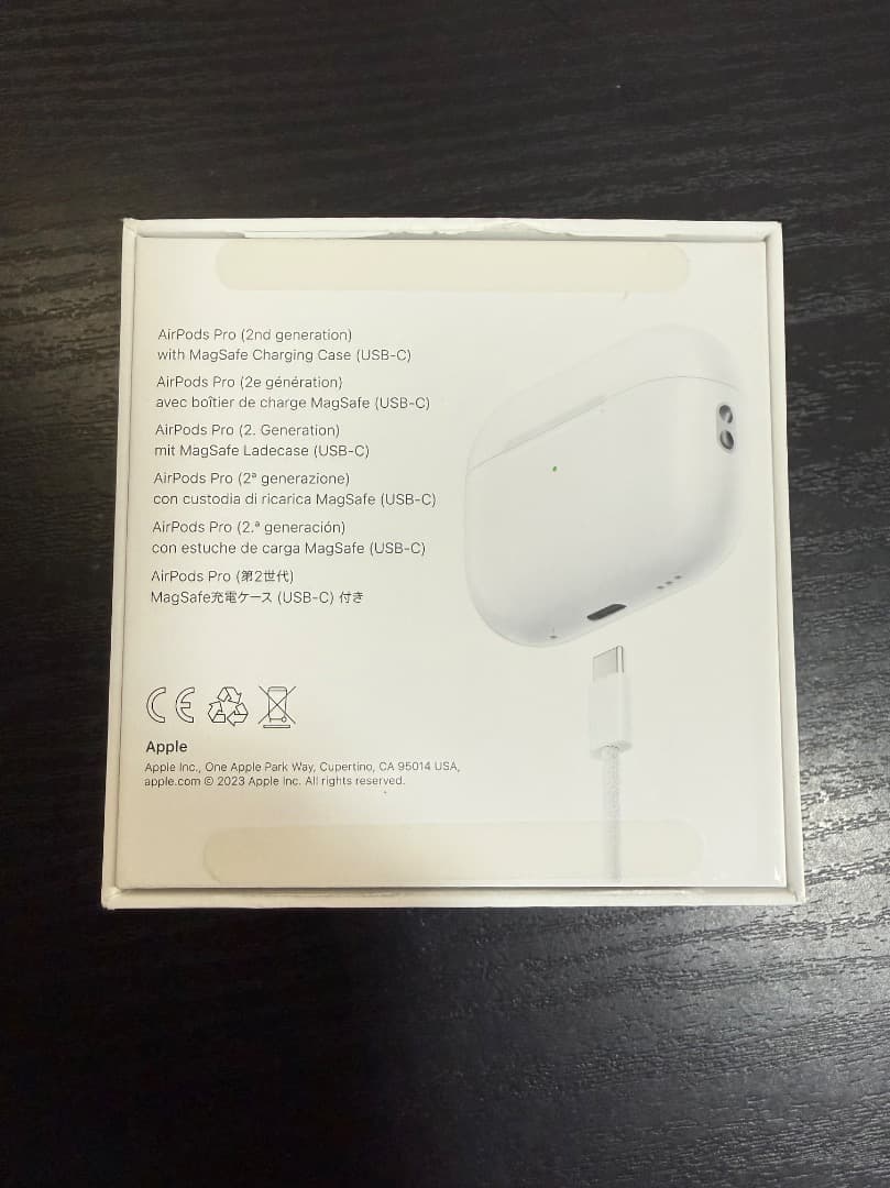 AirPods pro2 本体 ホワイト美品