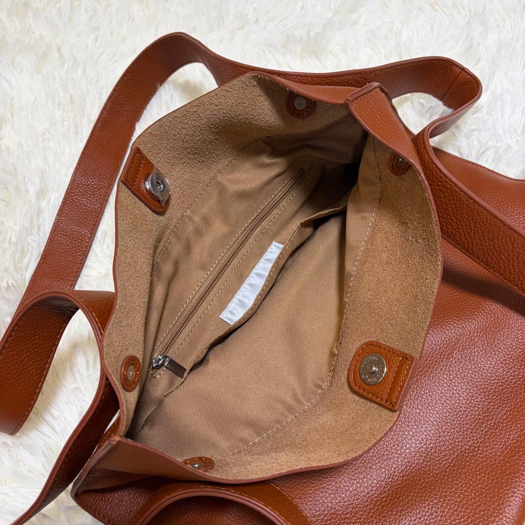 未使用品　BEAURE/ヴュレ　カウレザー 2WAY ハンドル トートバッグ