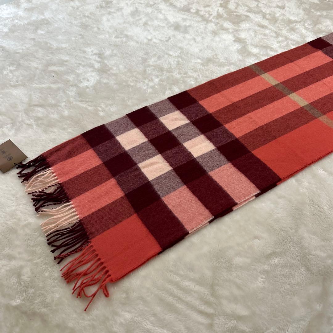 新品タグ付【Burberry London】バーバリー カシミヤマフラー