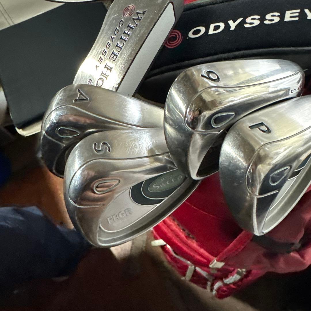 ☆女性・中古美品【PRGR＆ONOFFゴルフセット】SW＋AW付き☆
