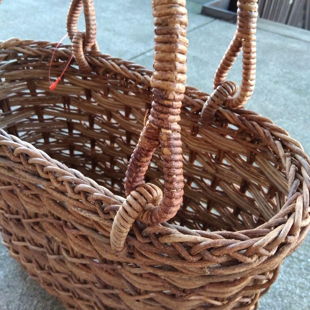 あけび籐製品かごバッグ売約済み