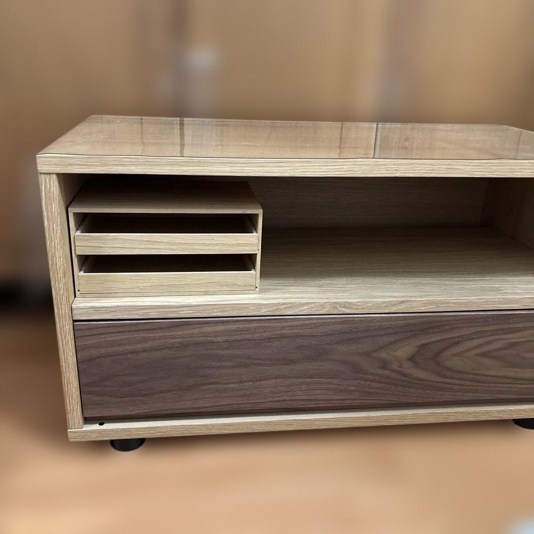 無印良品　基本スタッキングキャビネットと引出しウォールナット　中古美品　おまけ付