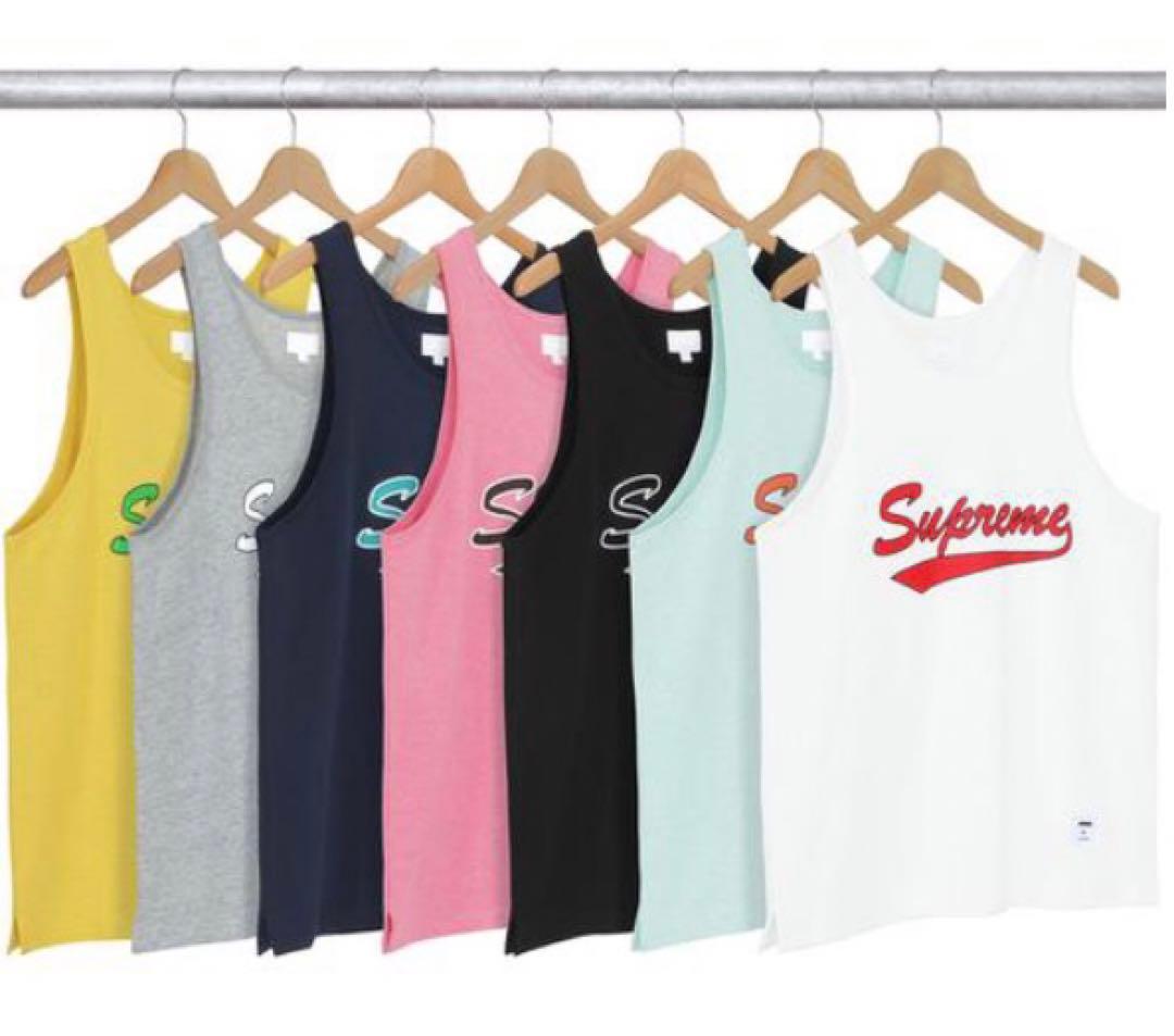 トップス Supreme Script Tank Top