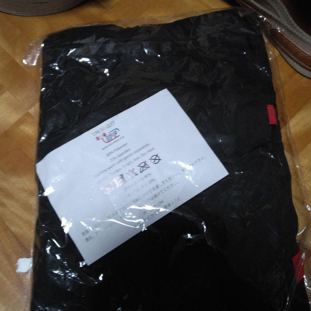 鬼　シングレット　IPF公認 Lサイズ（80㎏~90㎏）