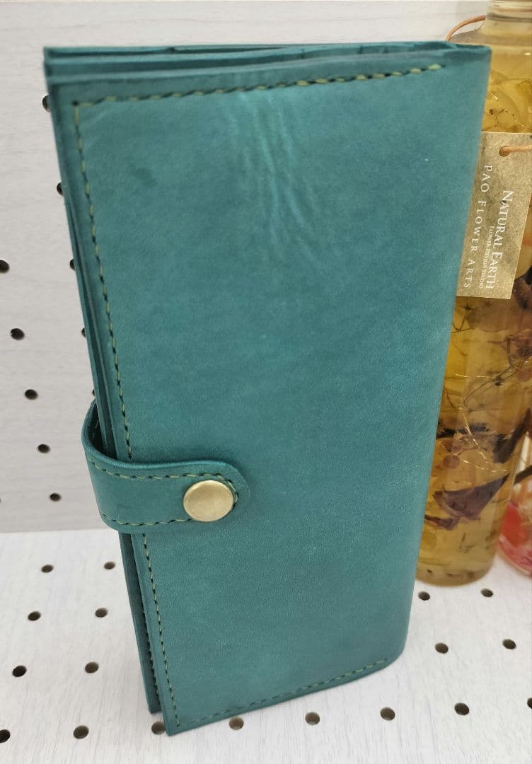 【ソ-ラ】キャッチャー 本革 長財布 ハンドメイド