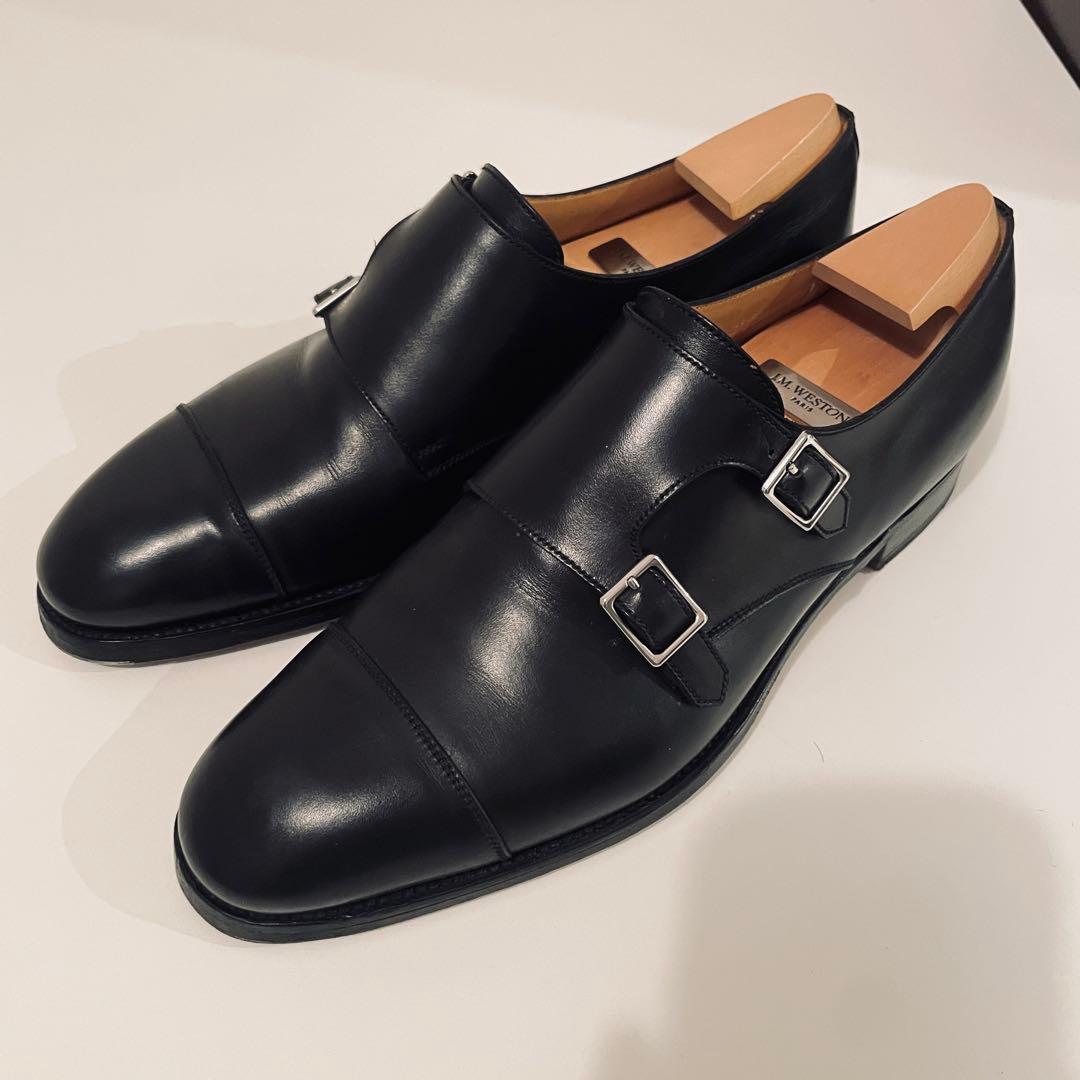 y*n様 J.M.WESTON 237 ダブルモンク 8.5D jm ウェストン