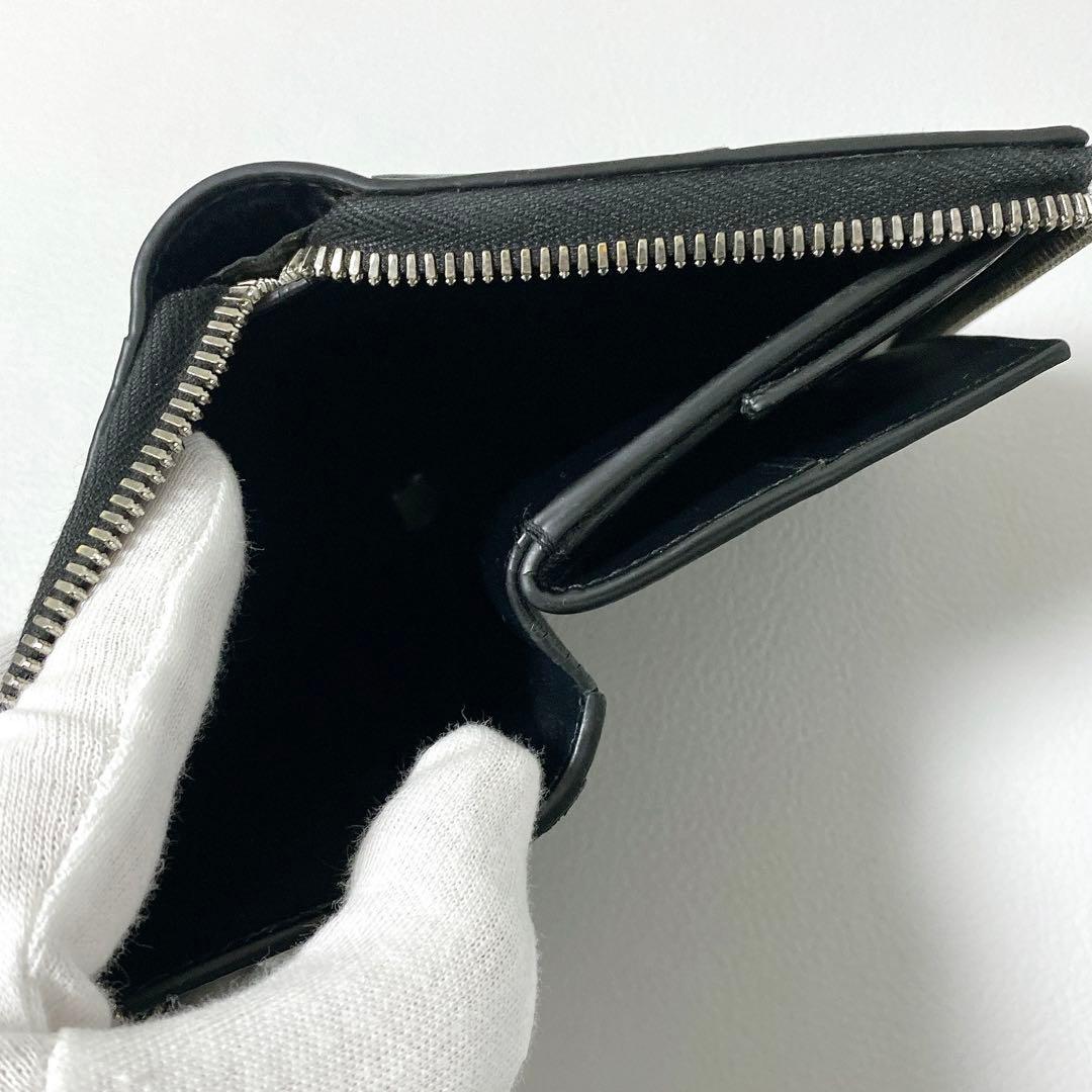 BOTTEGA VENETA / カセット ジップアラウンドウォレット ブラック