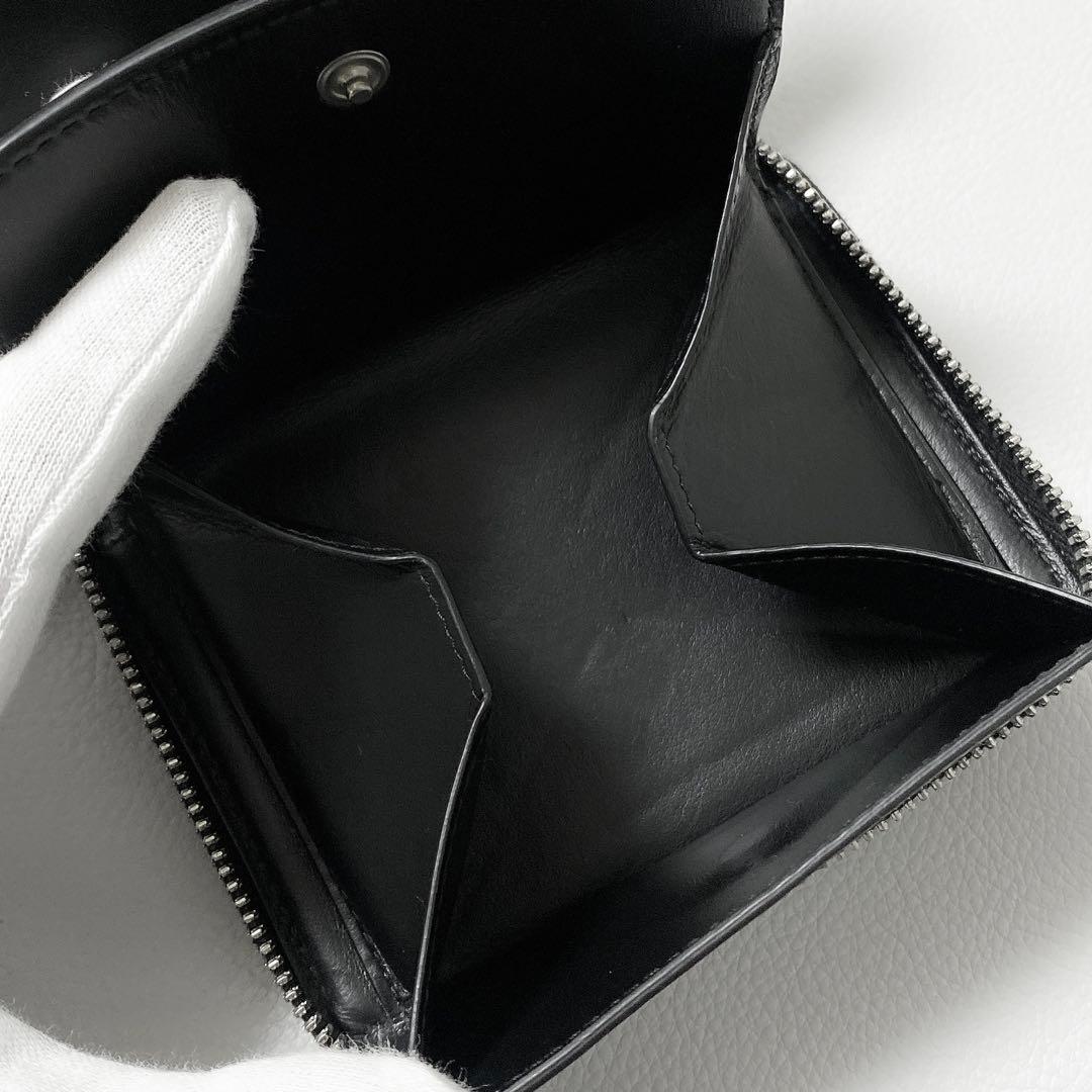 BOTTEGA VENETA / カセット ジップアラウンドウォレット ブラック