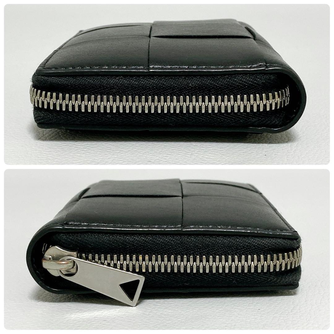 BOTTEGA VENETA / カセット ジップアラウンドウォレット ブラック