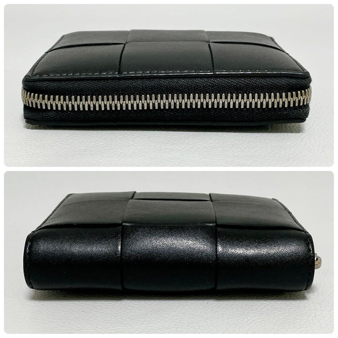 BOTTEGA VENETA / カセット ジップアラウンドウォレット ブラック