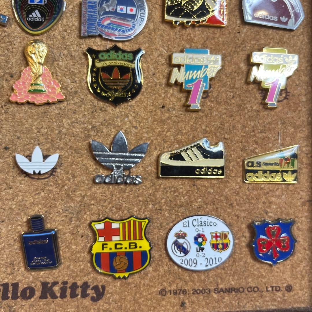old adidas  ヴィンテージ　ピンバッジ  35個セット