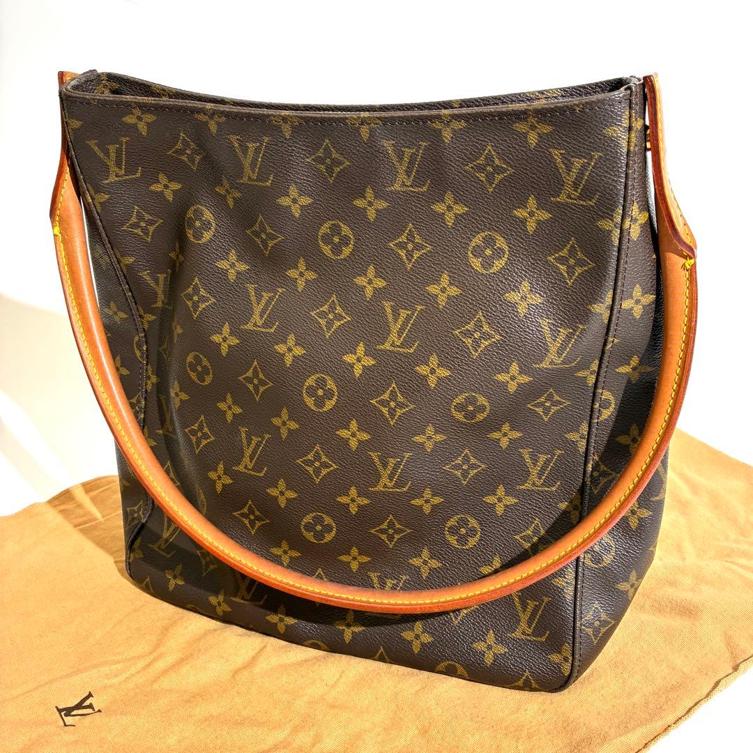 美品 ルイヴィトン ショルダーバッグ ハンドバッグ ルーピング GM モノグラム