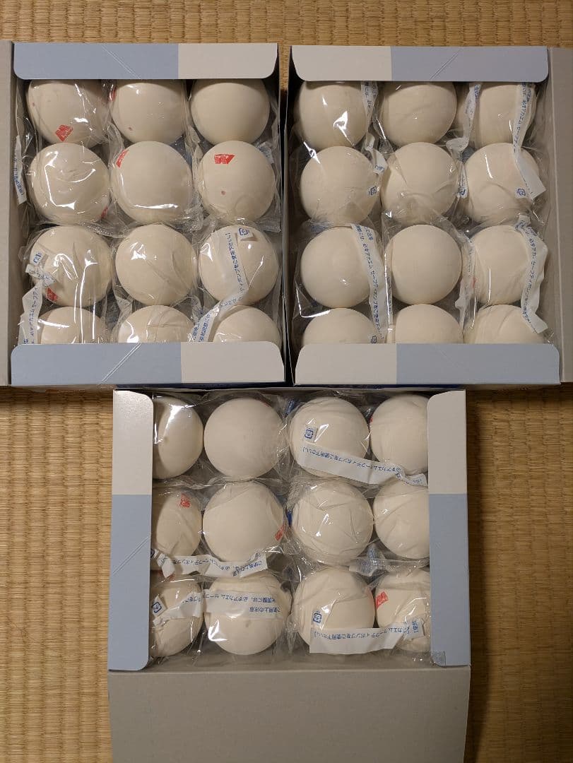 ソフトテニスボール公認球白色（アカエム）新品未使用３ダース