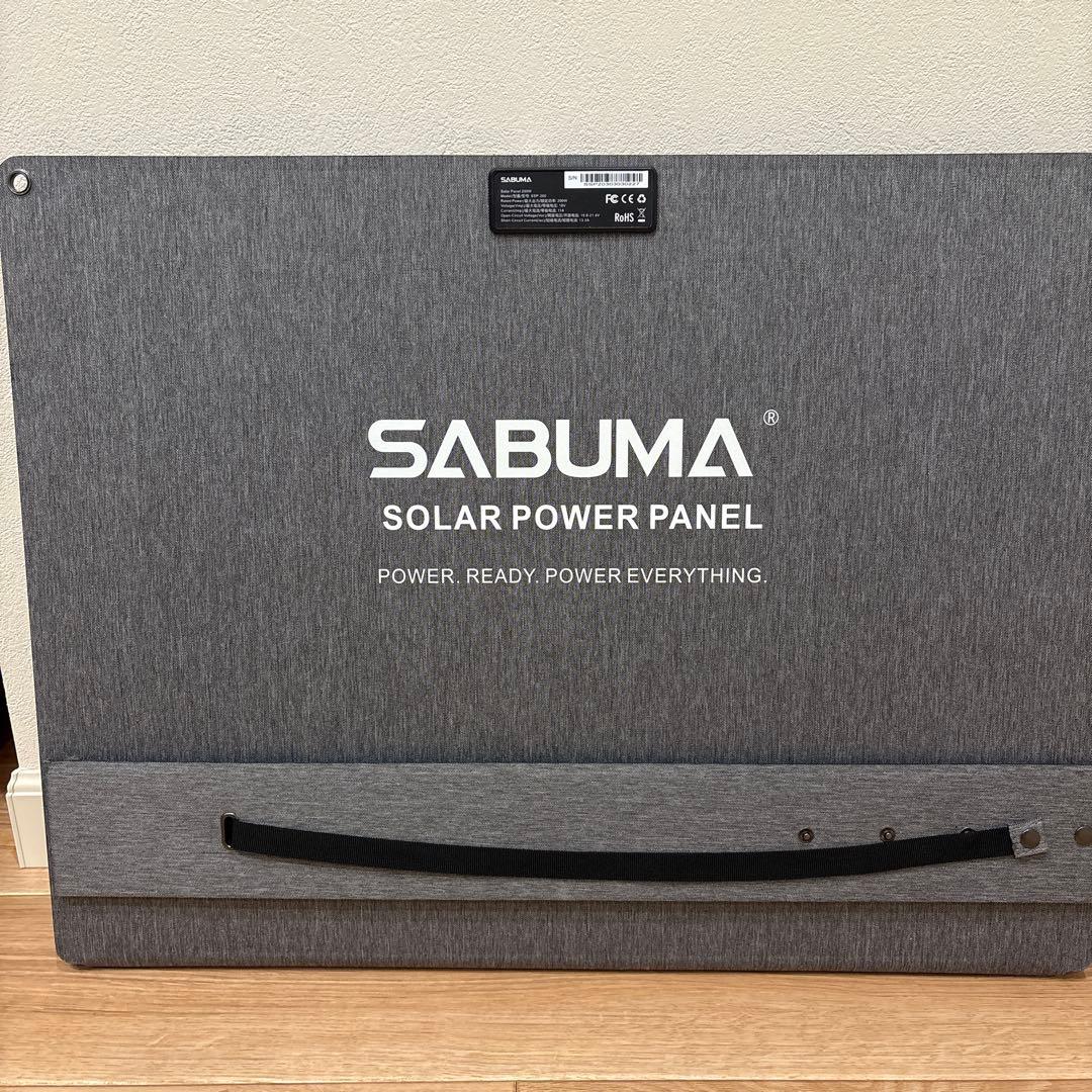 SABUMA ソーラーパワーパネル　 モデル:SSP-200