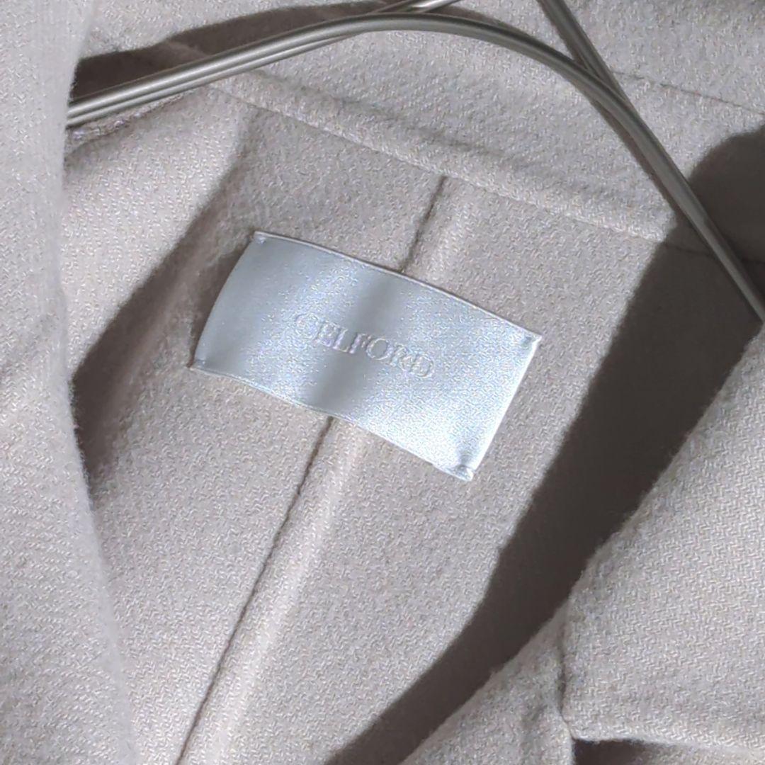 CELFORD リバーコート トレンチコート ウール ダブル ドルマンスリーブ