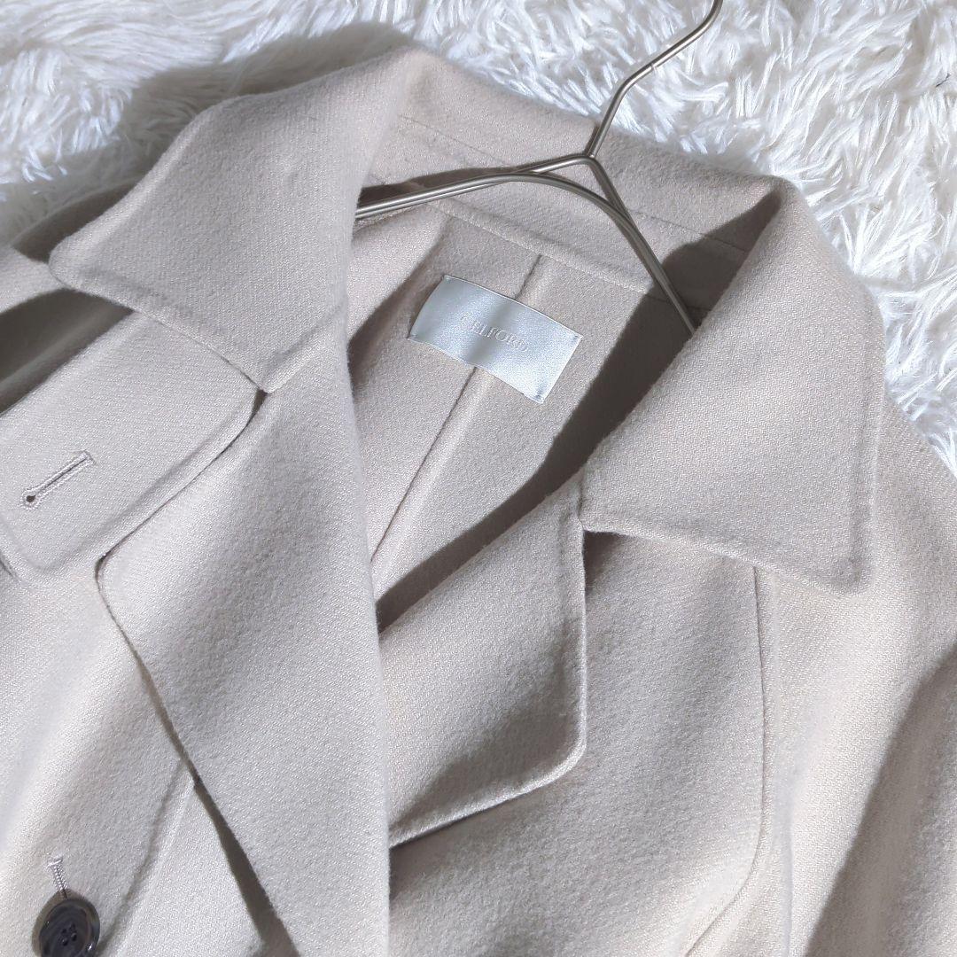 CELFORD リバーコート トレンチコート ウール ダブル ドルマンスリーブ