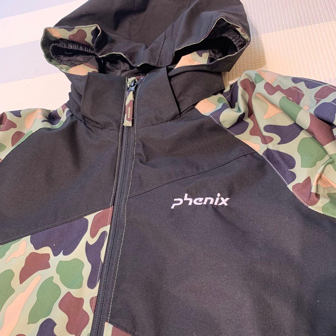 フェニックス スキー スノーボード ウェア 140cm グローブ付　迷彩
