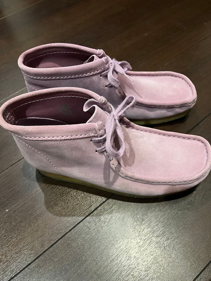 クラークス　ワラビー　ピンク　26.5 美品