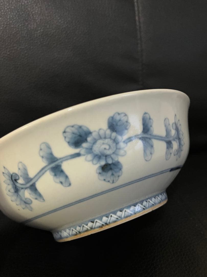 佐藤走波 六代 染錦紫陽花波千鳥文 深皿