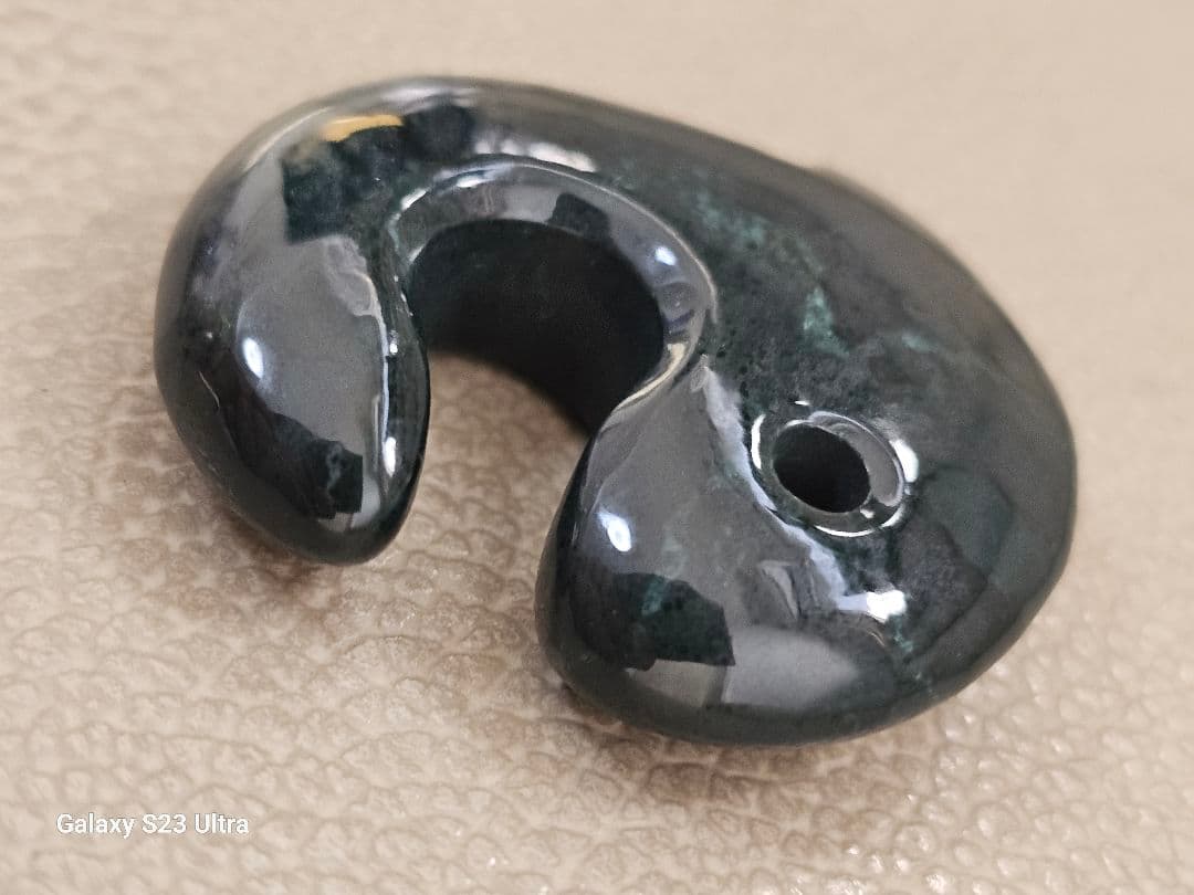 出雲瑪瑙碧玉　飛龍丸玉　３７mm