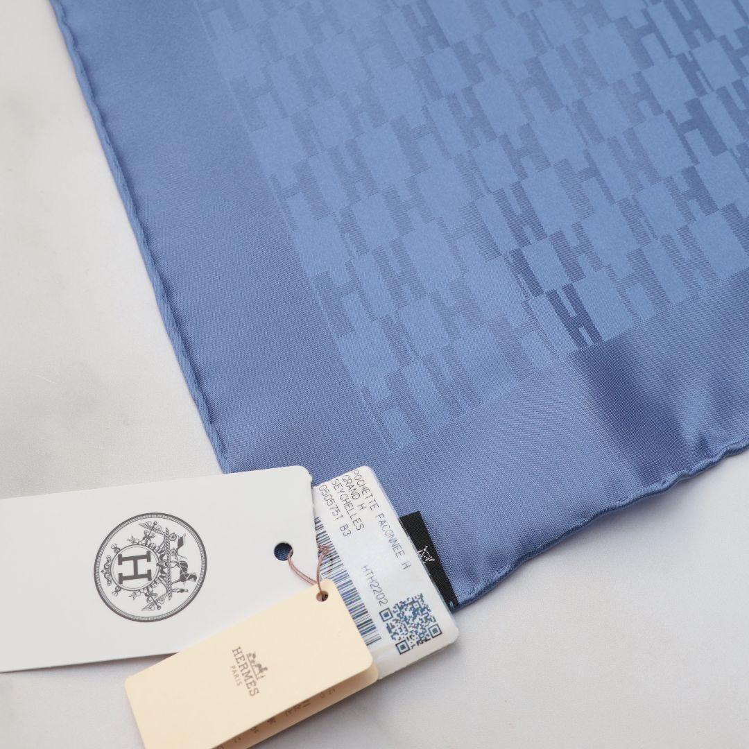 新品 エルメス HERMES ポケットチーフ