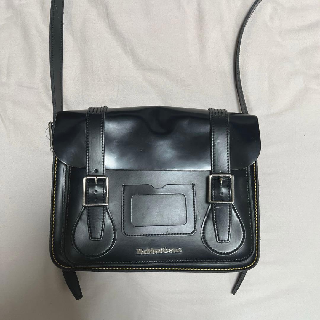 Dr.Martens（ドクターマーチン）黒 レザー ショルダーバッグ
