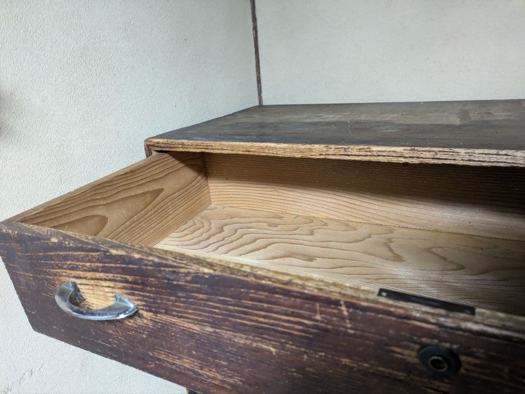 桐箪笥　5段(3+2)　レトロ　アンティーク　チェスト　和箪笥