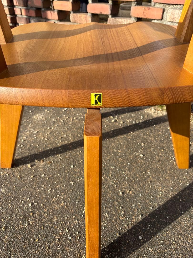 【美品】飛騨産業 キツツキ 回転アームチェア SQ215AT ヴィンテージ