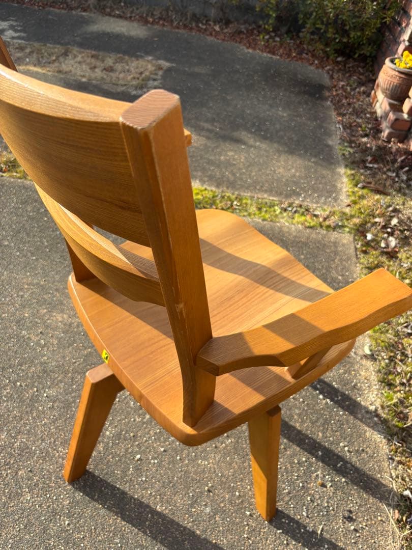 【美品】飛騨産業 キツツキ 回転アームチェア SQ215AT ヴィンテージ