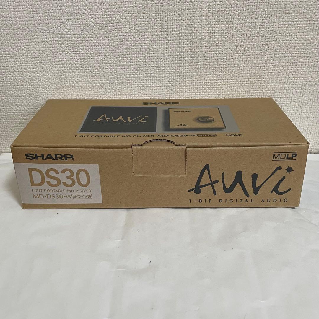 【新品 未使用品】SHARP ポータブルMDプレーヤー MD-DS30-W