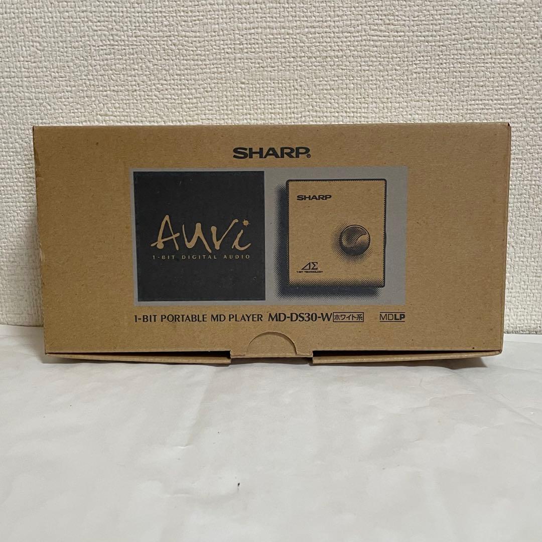 【新品 未使用品】SHARP ポータブルMDプレーヤー MD-DS30-W