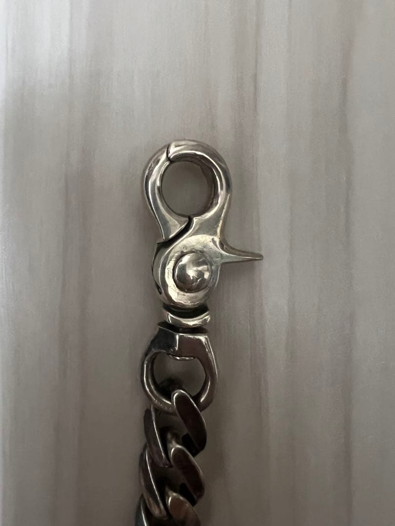 Kubizm NEXUS7 ウォレットチェーン シルバー ジルコニア