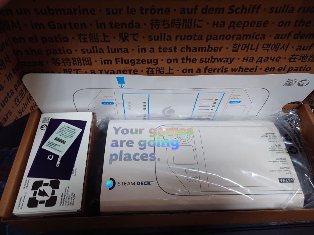 Steam Deck 液晶モデル（64GB）512GB microSD