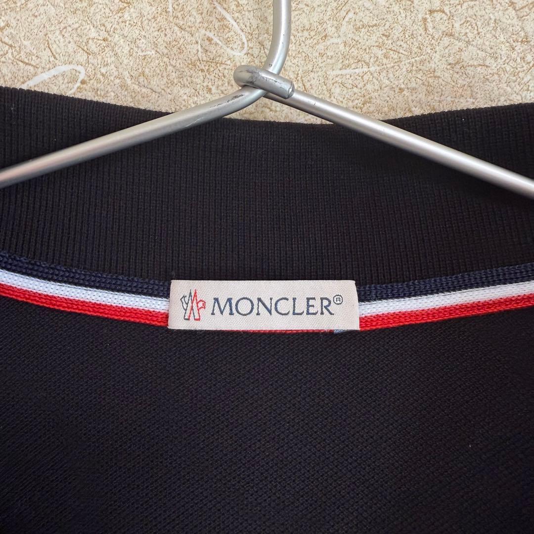 MONCLER モンクレール ポロシャツ ブラック M【中古】
