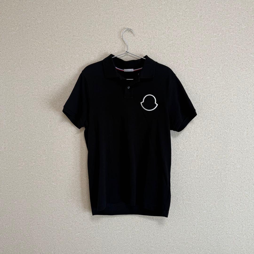MONCLER モンクレール ポロシャツ ブラック M【中古】