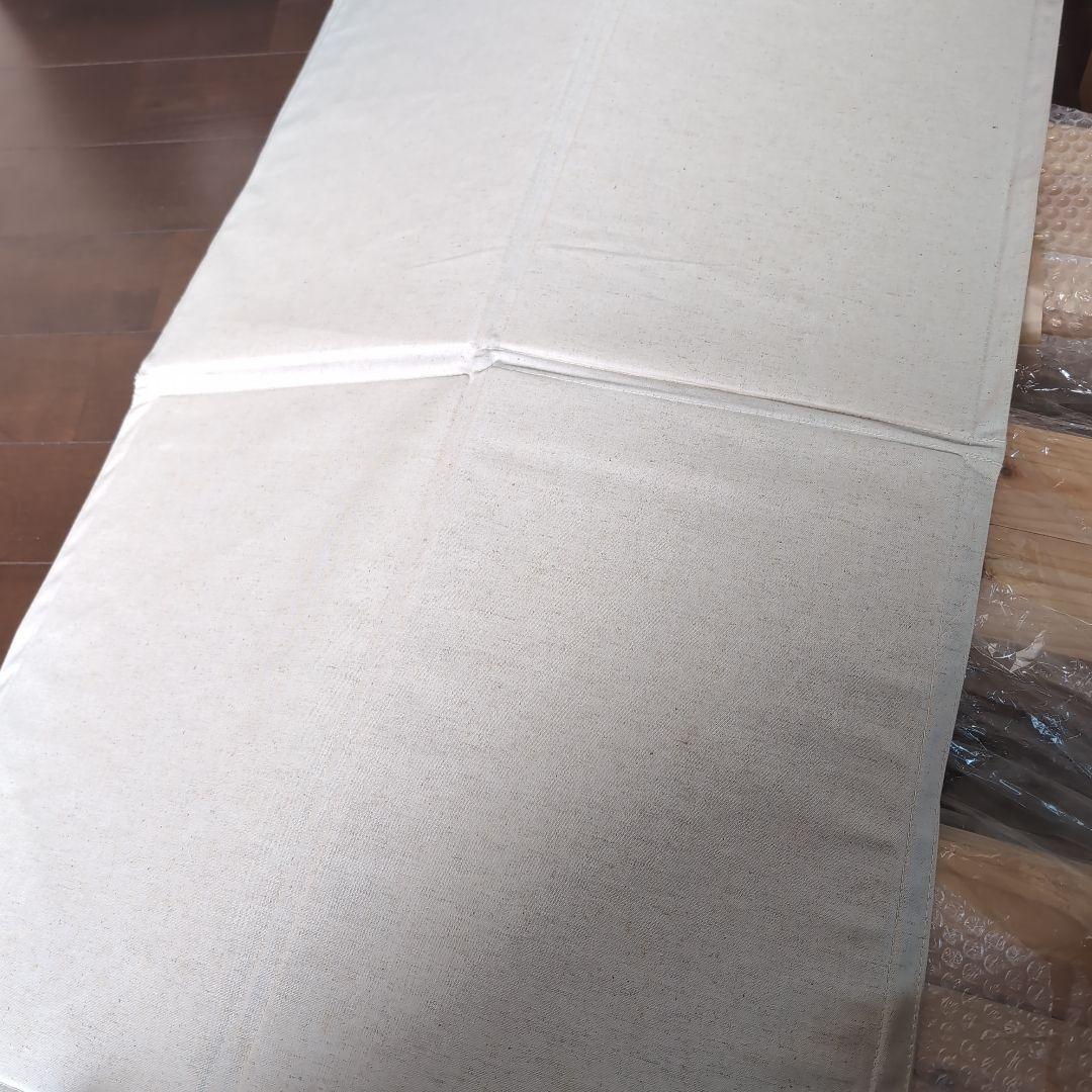 パイン材　ベッド下収納ボックス　仕切り付き　蓋付　3個セット