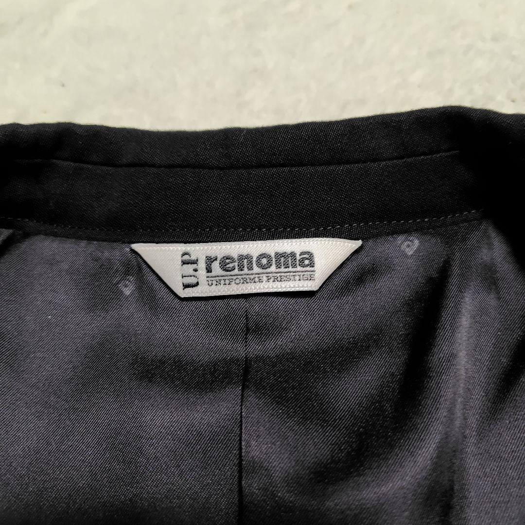 【極美品】レノマ フォーマル 3ピース アジャスター スーツ 黒 A5