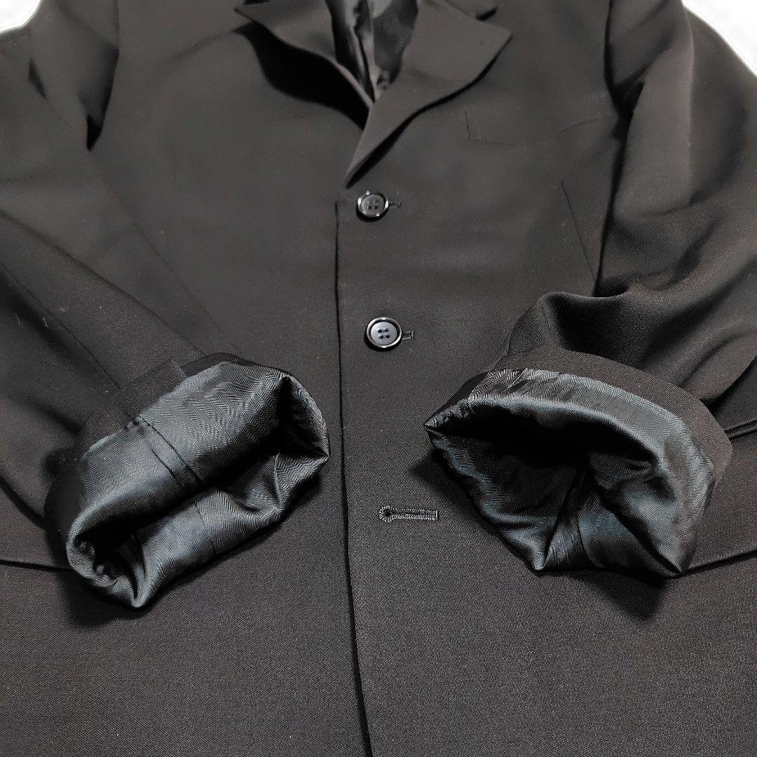 【極美品】レノマ フォーマル 3ピース アジャスター スーツ 黒 A5