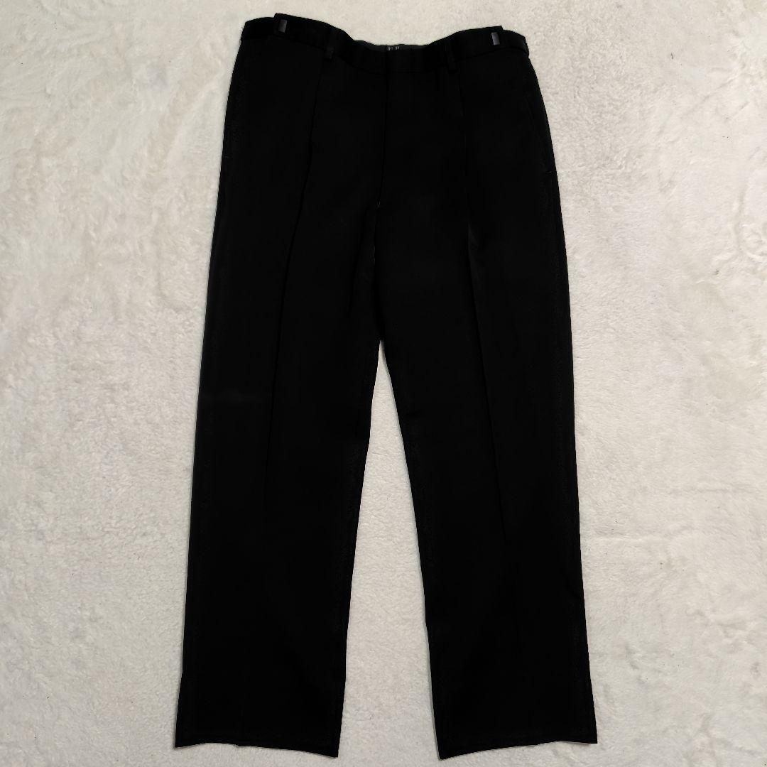 【極美品】レノマ フォーマル 3ピース アジャスター スーツ 黒 A5