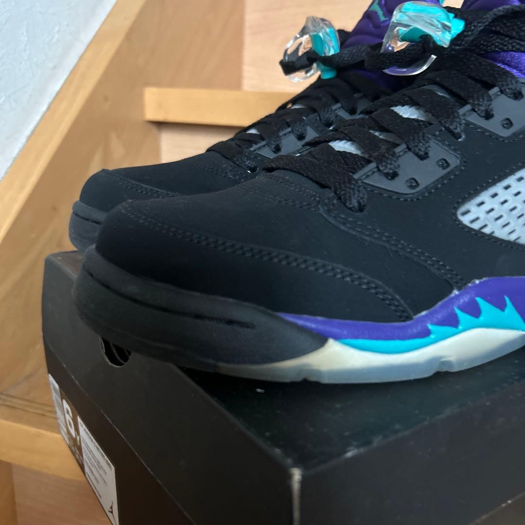 シューズ(女性用) NIKE AIR JORDAN 5 RETRO BLACK GRAPE